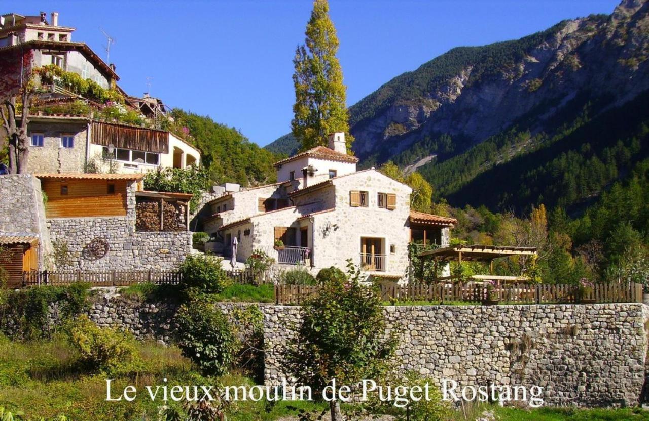 Auberge Du Riou Puget-Rostang Exterior foto